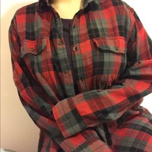 big and comfortable PLAID faded glory flannel!!!